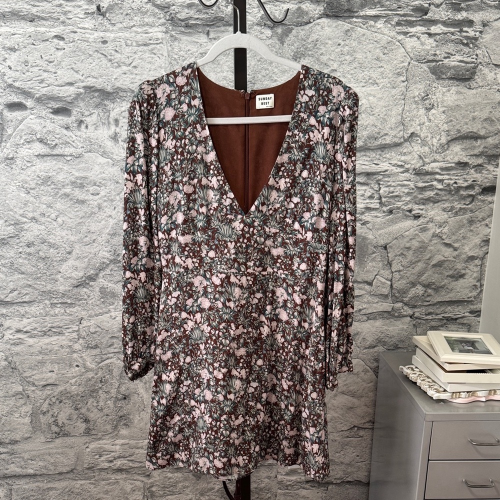 2/$45 💜Sunday Best Floral Mini Dress